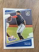 Cristian Pache Atlanta Braves MLB 2021 Donruss Optic - The Rookies TR4 