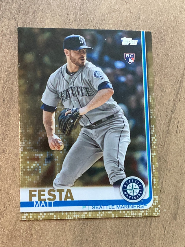 Matt Festa Seattle Mariners MLB 2019 Topps Update - Gold US111 SN2019