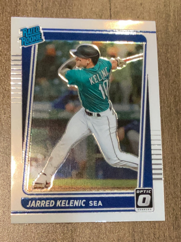 Jarred Kelenic Seattle Mariners MLB 2021 Donruss Optic 135 RR