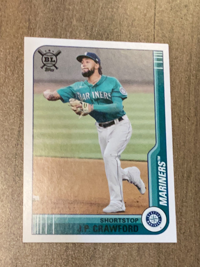 J.P. Crawford Seattle Mariners MLB 2021 Topps Big League 18 