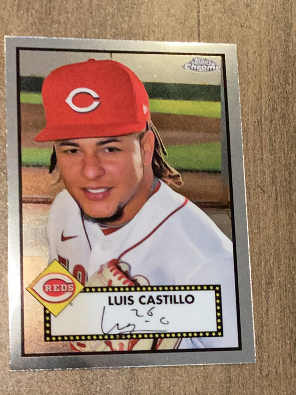 Luis Castillo Cincinnati Reds MLB 2021 Topps Chrome Platinum Anniversary 250 