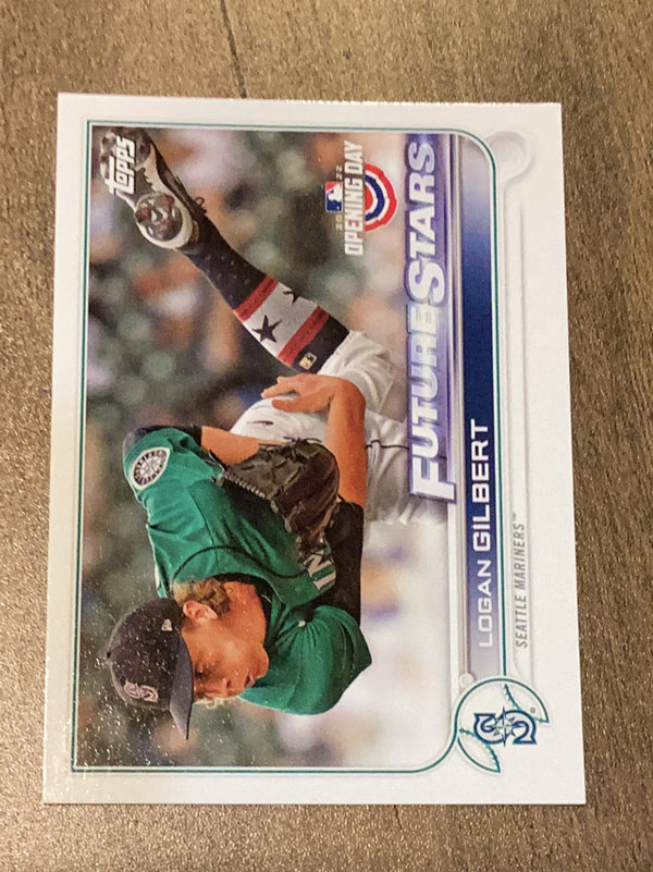 Logan Gilbert Seattle Mariners MLB 2022 Topps Opening Day 17 FS