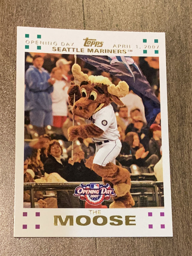 The Moose Seattle Mariners MLB 2007 Topps Opening Day - Gold 205 SN2007