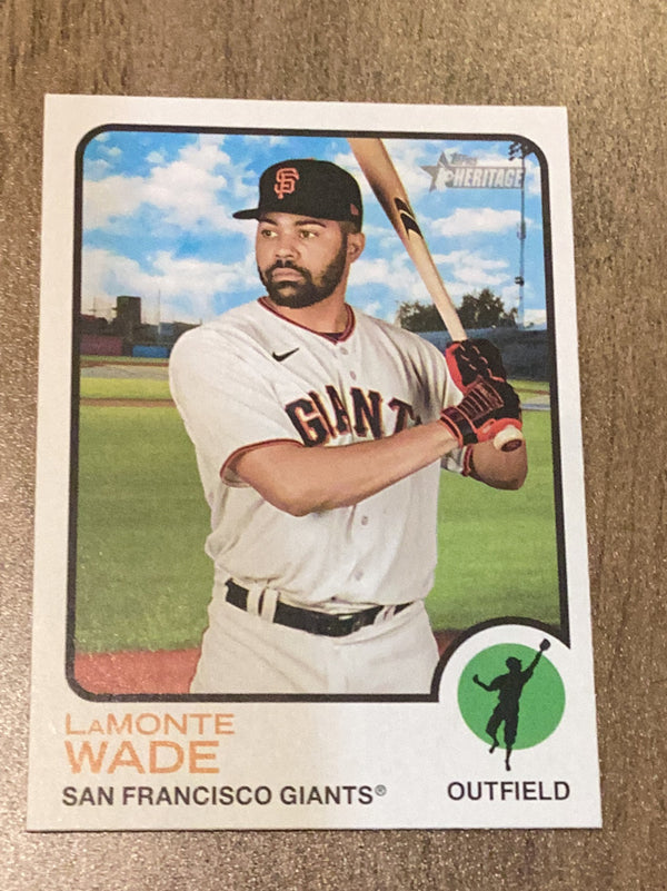 LaMonte Wade San Francisco Giants MLB 2022 Topps Heritage 359 