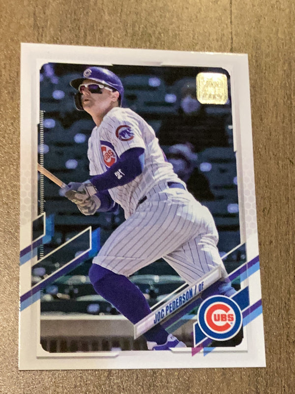 Joc Pederson Chicago Cubs MLB 2021 Topps Update - Advanced Stat US226 SN300