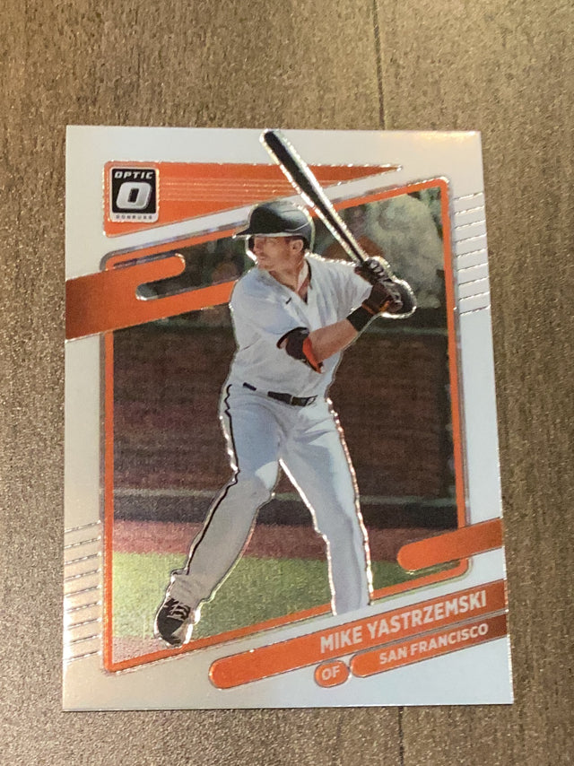 Mike Yastrzemski San Francisco Giants MLB 2021 Donruss Optic - Holo 103 