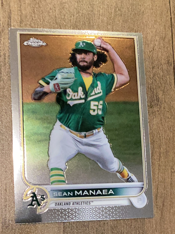 Sean Manaea Oakland Athletics MLB 2022 Topps Chrome 217 