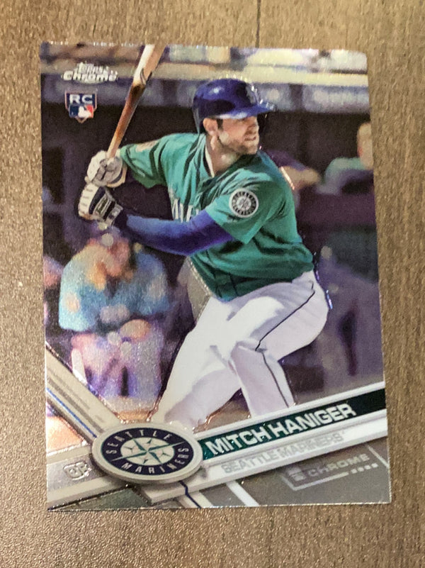 Mitch Haniger Seattle Mariners MLB 2017 Topps Chrome - Refractor 29 RC