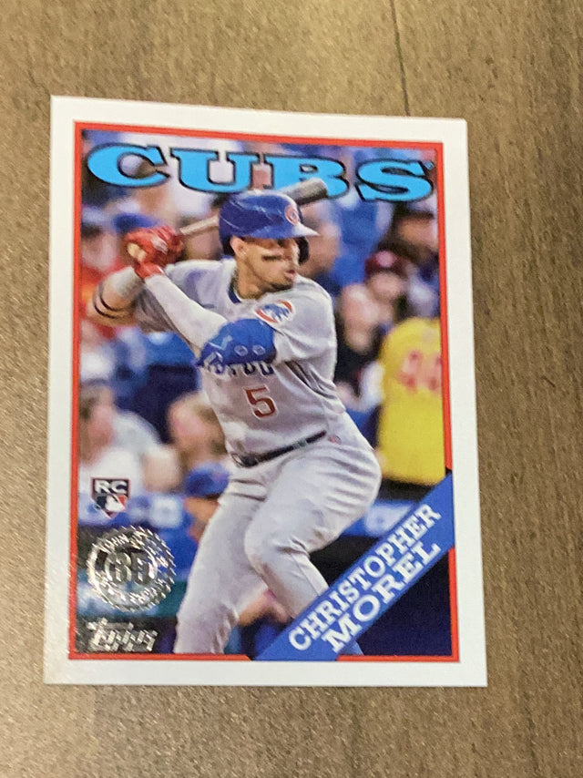 Christopher Morel Chicago Cubs MLB 2023 Topps: 1988 Topps Baseball 35th Anniversary (Series One) T88-11 