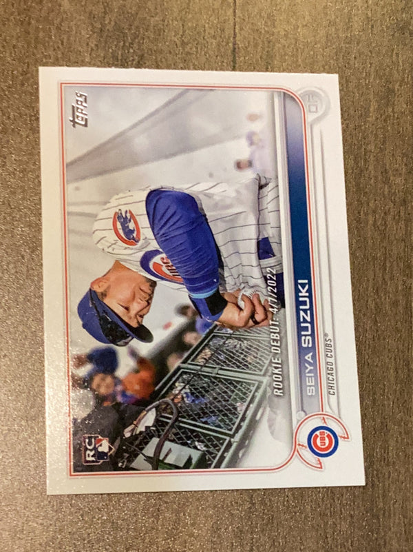 Seiya Suzuki Chicago Cubs MLB 2022 Topps Update US259 RD