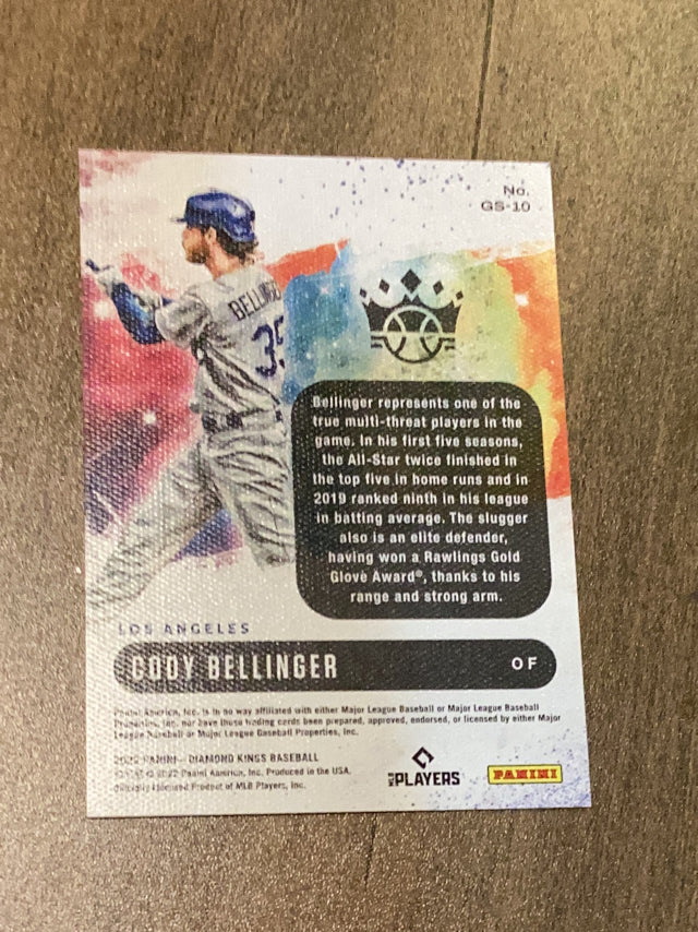 Cody Bellinger Los Angeles Dodgers MLB 2022 Panini Diamond Kings: Gallery of Stars GS-10 Topps