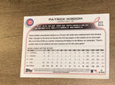 Patrick Wisdom Chicago Cubs MLB 2022 Topps 271 ASR Topps