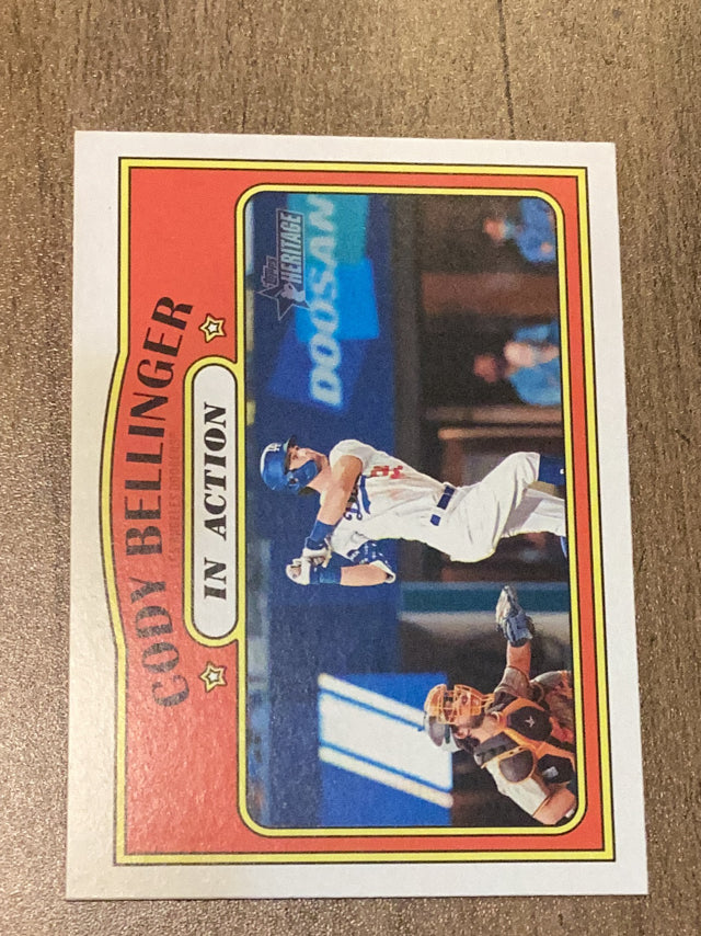 Cody Bellinger Los Angeles Dodgers MLB 2021 Topps Heritage 174 IA