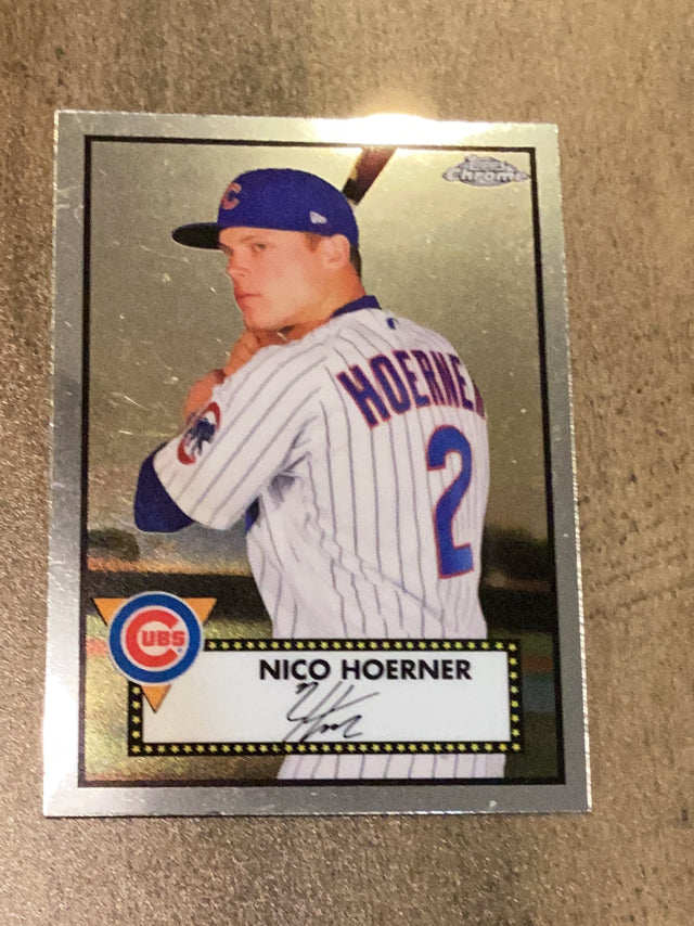 Nico Hoerner Chicago Cubs MLB 2021 Topps Chrome Platinum Anniversary 152 