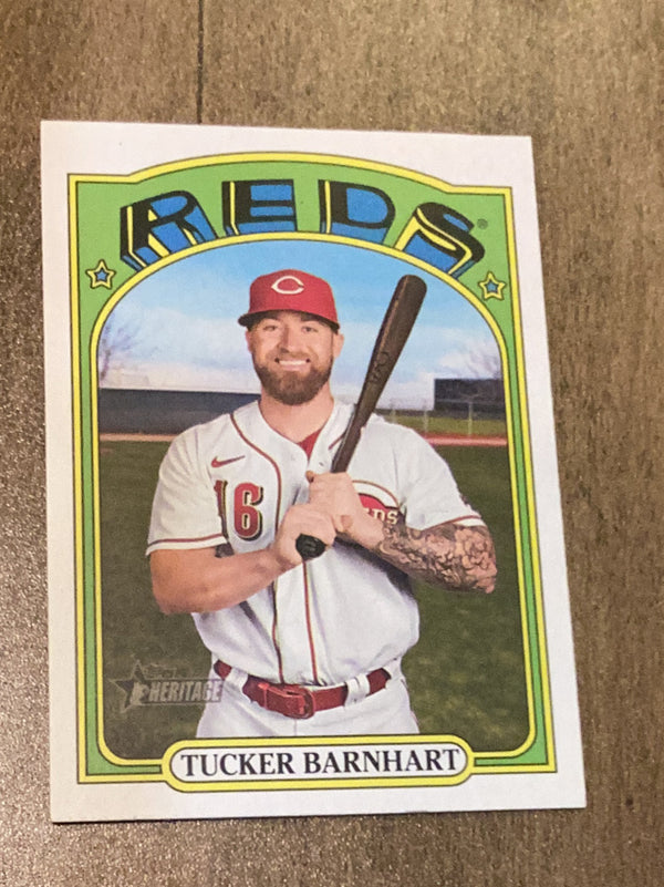 Tucker Barnhart Cincinnati Reds MLB 2021 Topps Heritage 507 