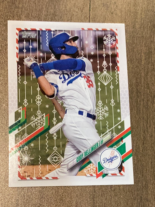 Cody Bellinger Los Angeles Dodgers MLB 2021 Topps Holiday HW35 