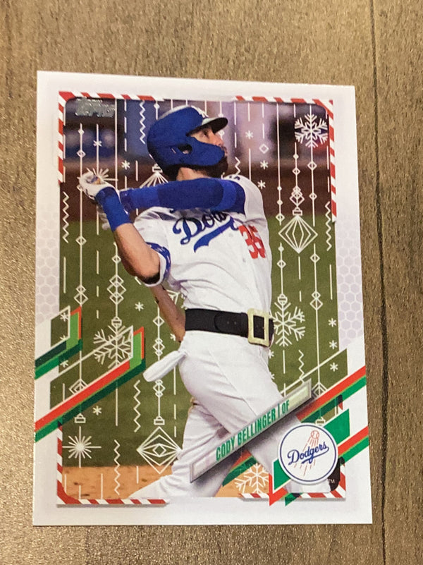 Cody Bellinger Los Angeles Dodgers MLB 2021 Topps Holiday - Metallic Holiday HW35 