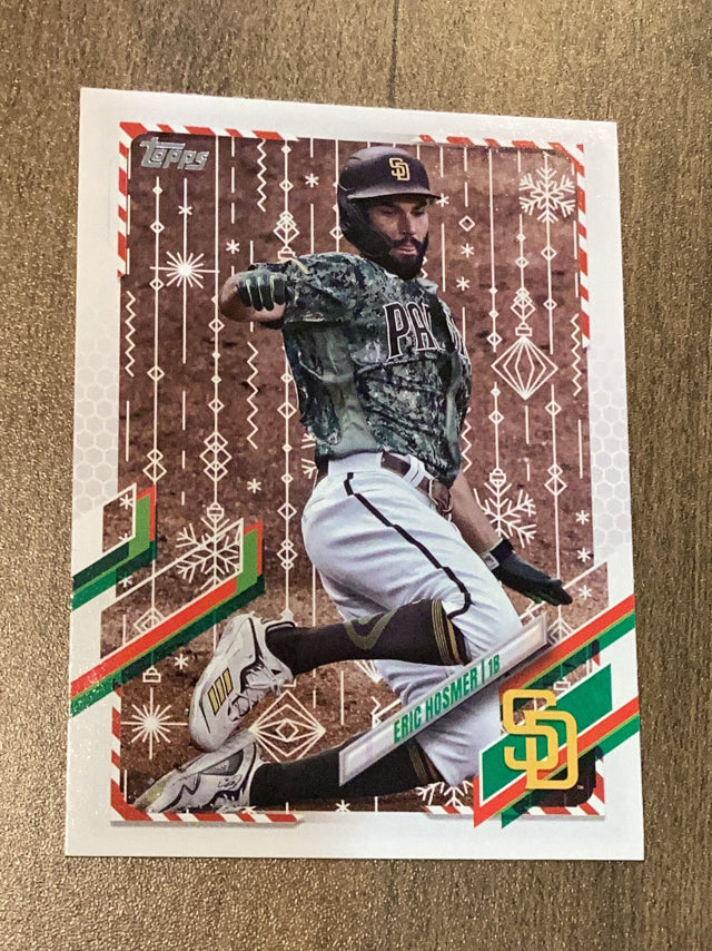 Eric Hosmer San Diego Padres MLB 2021 Topps Holiday HW91 