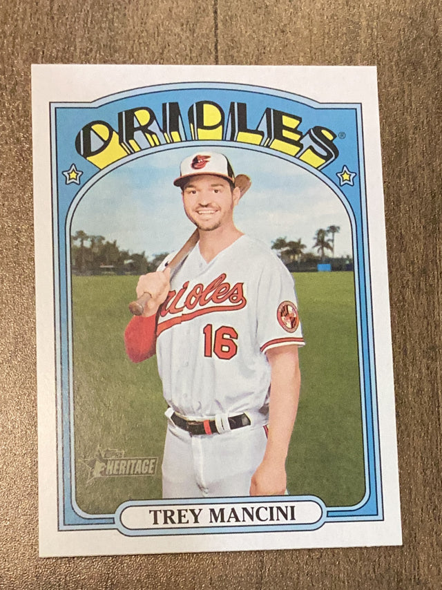 Trey Mancini Baltimore Orioles MLB 2021 Topps Heritage 655 