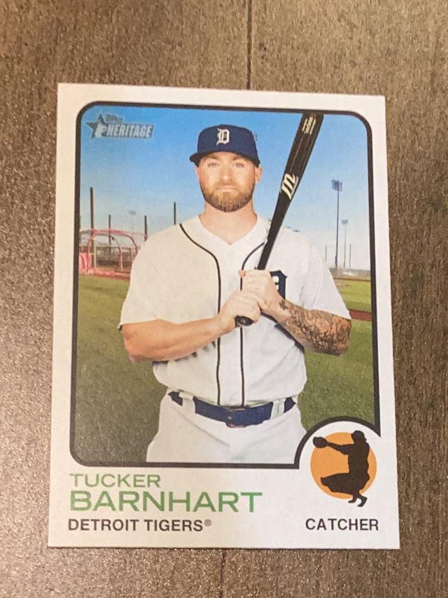 Tucker Barnhart Detroit Tigers MLB 2022 Topps Heritage 111 