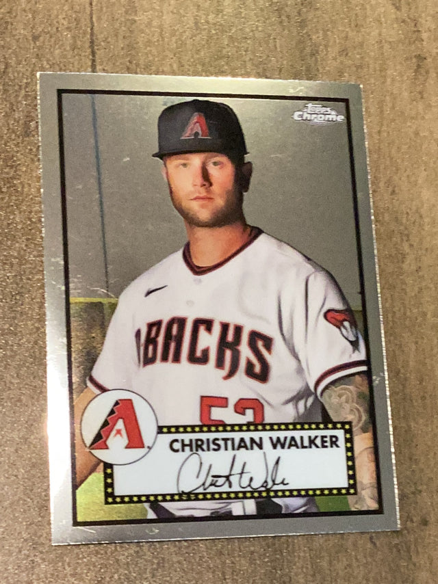 Christian Walker Arizona Diamondbacks MLB 2021 Topps Chrome Platinum Anniversary 353 