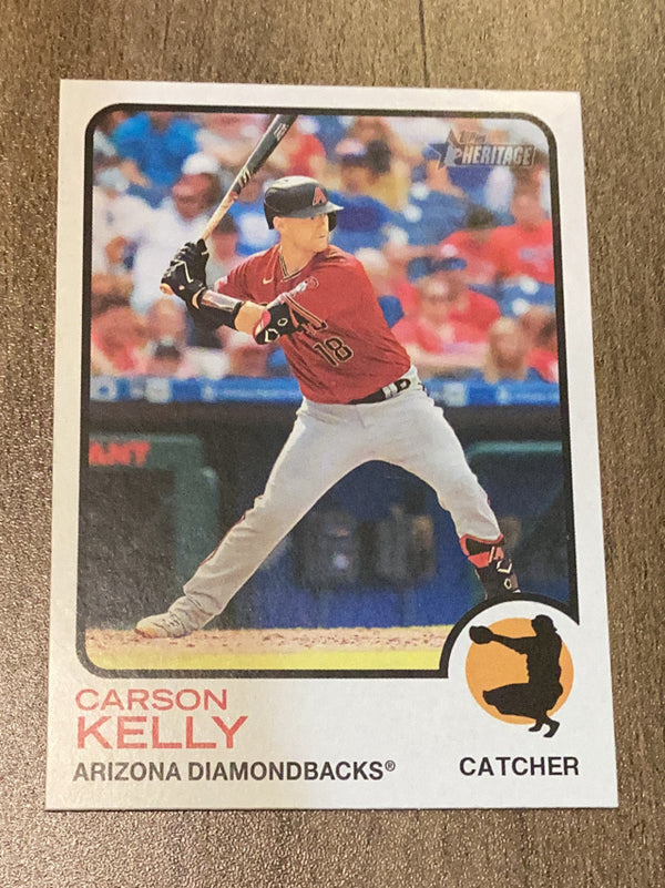 Carson Kelly Arizona Diamondbacks MLB 2022 Topps Heritage 109 