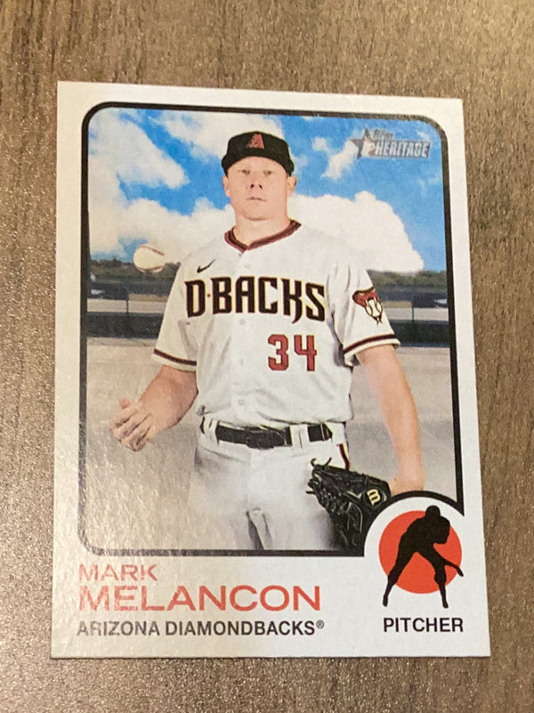 Mark Melancon Arizona Diamondbacks MLB 2022 Topps Heritage 234 