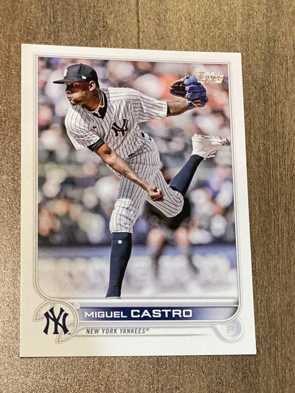 Miguel Castro New York Yankees MLB 2022 Topps Update US145 