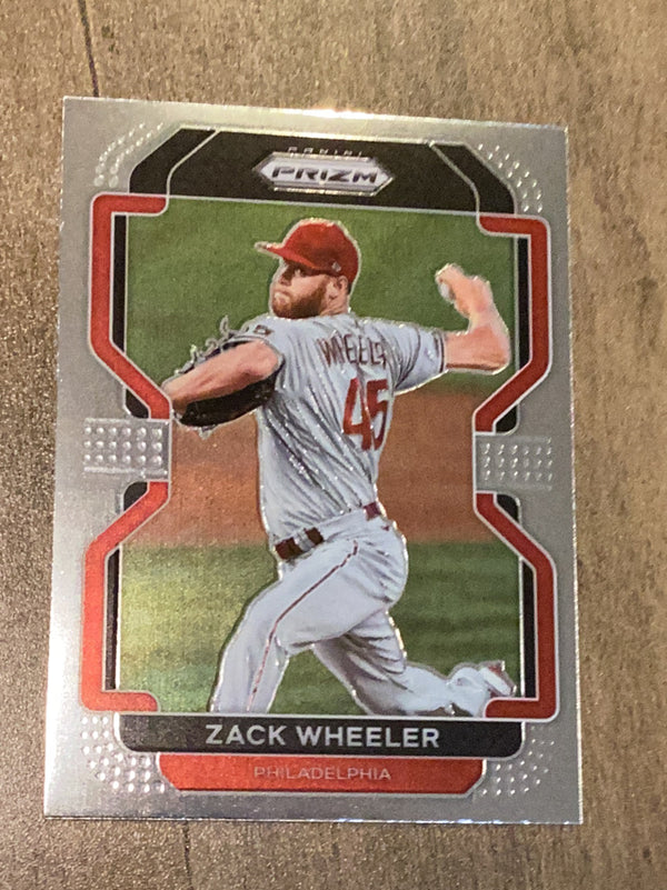 Zack Wheeler Philadelphia Phillies MLB 2022 Panini Prizm 222 