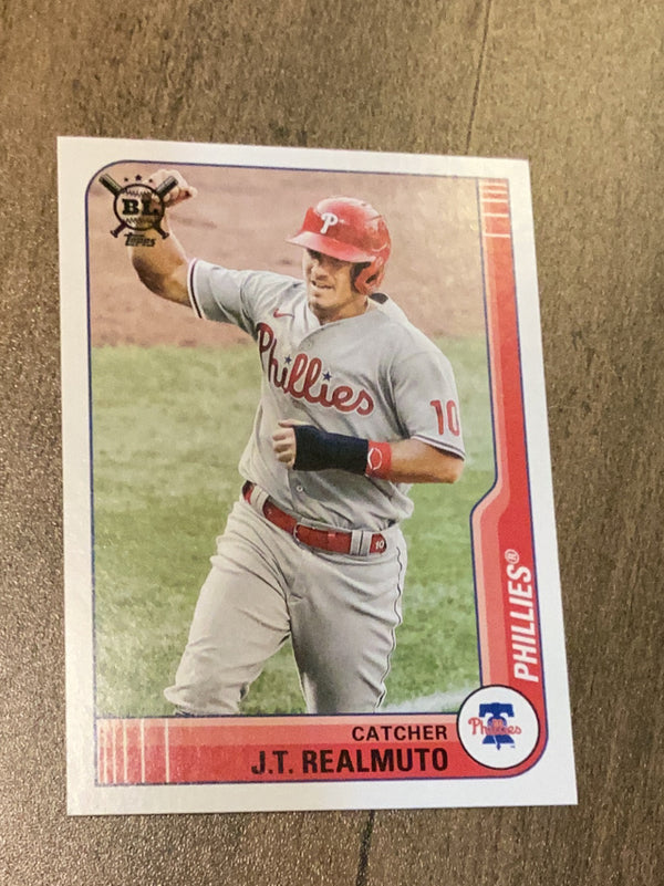 J.T. Realmuto Philadelphia Phillies MLB 2021 Topps Big League 187 SN75