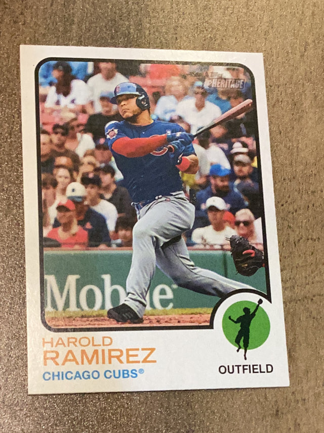 Harold Ramirez Chicago Cubs MLB 2022 Topps Heritage 278 