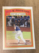 2020 AL Postseason: Rays Are AL Champs Tampa Bay Rays MLB 2021 Topps Heritage 22 PS