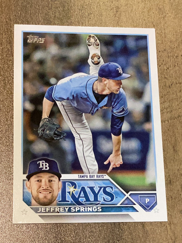 Jeffrey Springs Tampa Bay Rays MLB 2023 Topps 12 