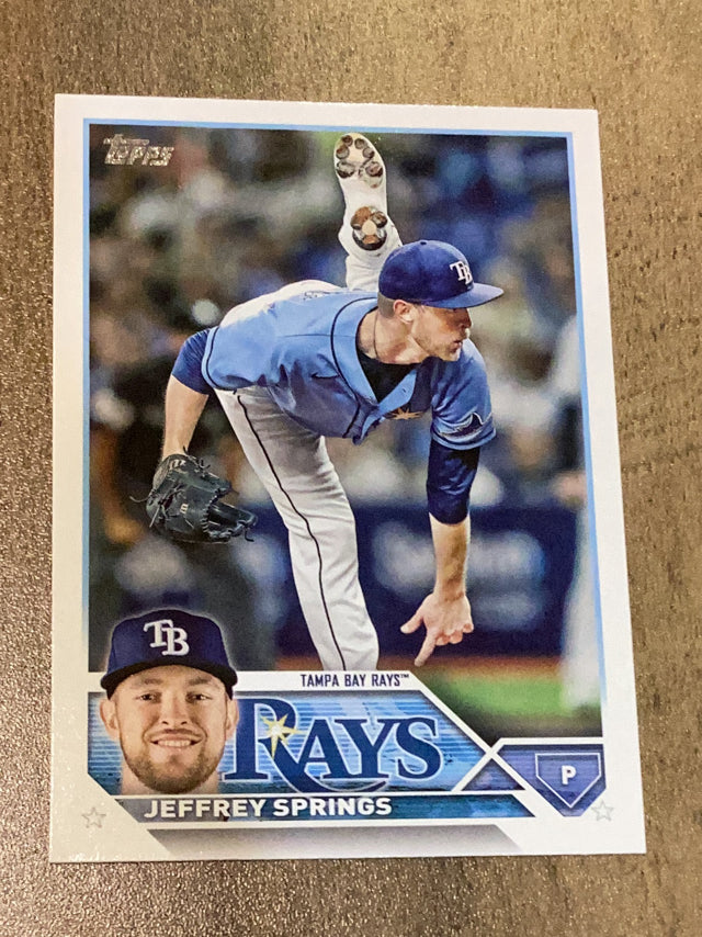 Jeffrey Springs Tampa Bay Rays MLB 2023 Topps 12 