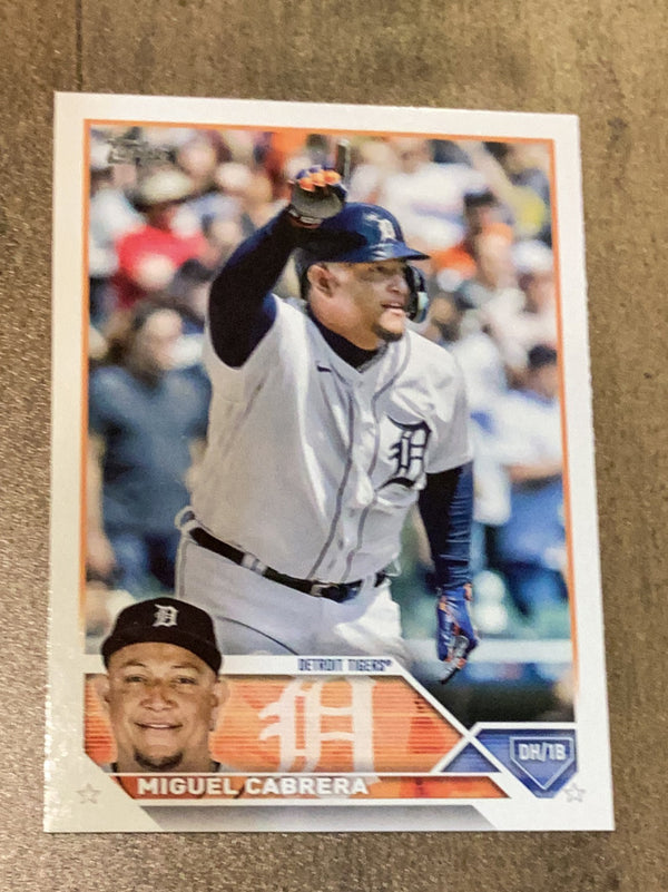 Miguel Cabrera Detroit Tigers MLB 2023 Topps 24 