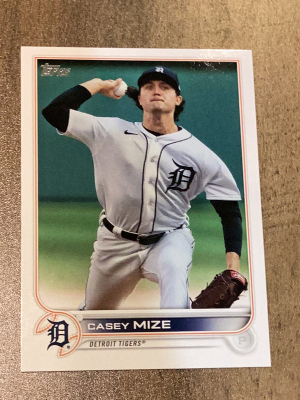 Casey Mize Detroit Tigers MLB 2022 Topps 431 BASE: Pitching