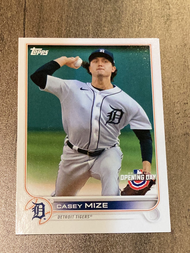 Casey Mize Detroit Tigers MLB 2022 Topps Opening Day 195 