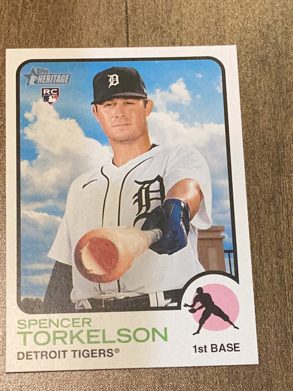 Spencer Torkelson Detroit Tigers MLB 2022 Topps Heritage 531 RC