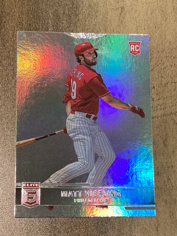 Matt Vierling Philadelphia Phillies MLB 2022 Panini Chronicles - Elite 17 