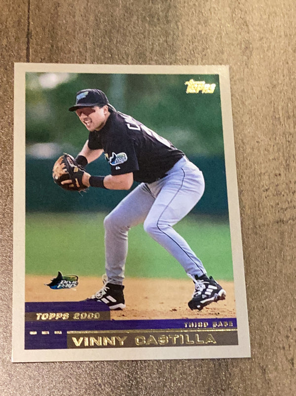 Vinny Castilla Tampa Bay Devil Rays MLB 2000 Topps 382 