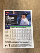 Paul Sorrento Tampa Bay Devil Rays MLB 2000 Topps 91 Topps