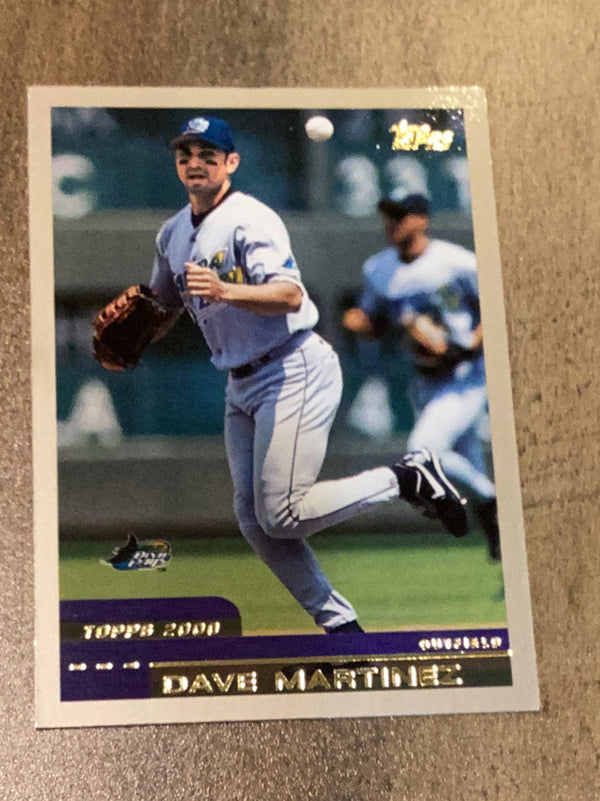 Dave Martinez Tampa Bay Devil Rays MLB 2000 Topps 161 