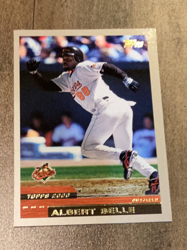 Albert Belle Baltimore Orioles MLB 2000 Topps 405 