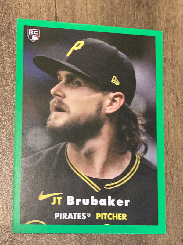 JT Brubaker Pittsburgh Pirates MLB 2021 Topps Archives - Green 38 SN125