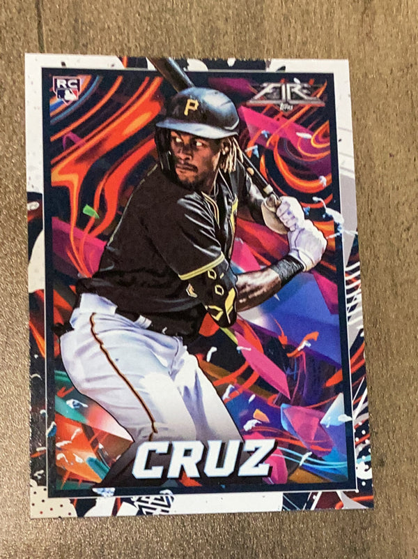 Oneil Cruz Pittsburgh Pirates MLB 2022 Topps Fire 133 RC