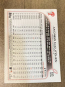 Andrew McCutchen Philadelphia Phillies MLB 2022 Topps 655 BASE Topps