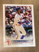 Andrew McCutchen Philadelphia Phillies MLB 2022 Topps 655 BASE