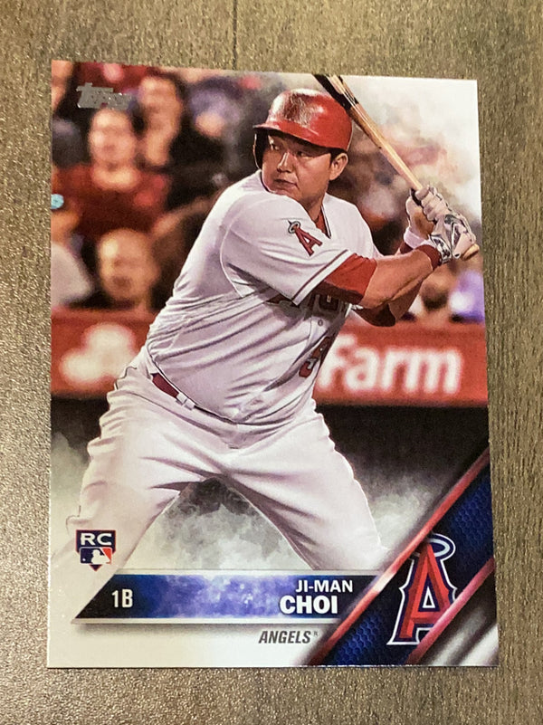 Ji-Man Choi Los Angeles Angels MLB 2016 Topps Update US106 RC