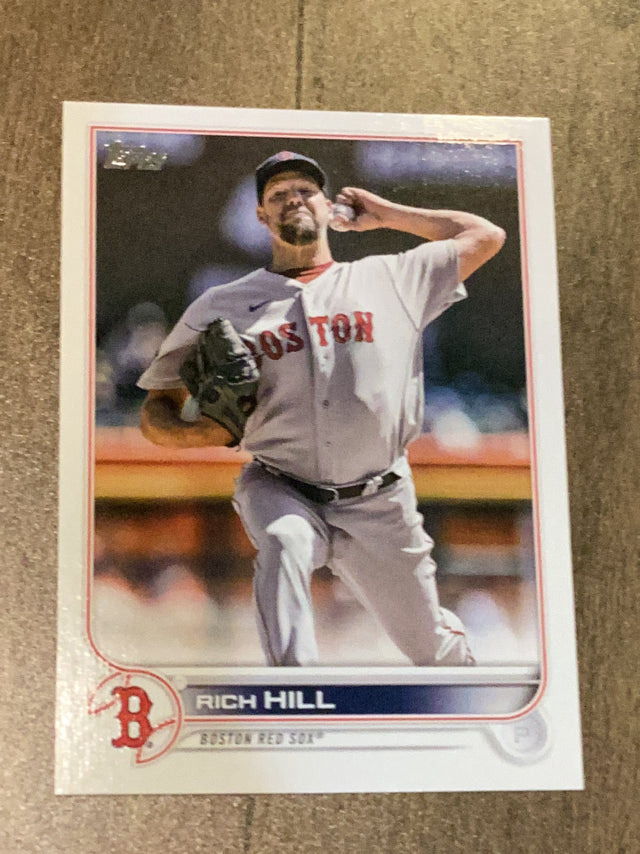 Rich Hill Boston Red Sox MLB 2022 Topps Update US182 