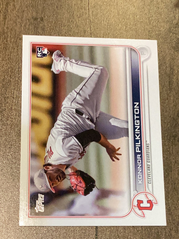 Konnor Pilkington Cleveland Guardians MLB 2022 Topps Update US304 RC